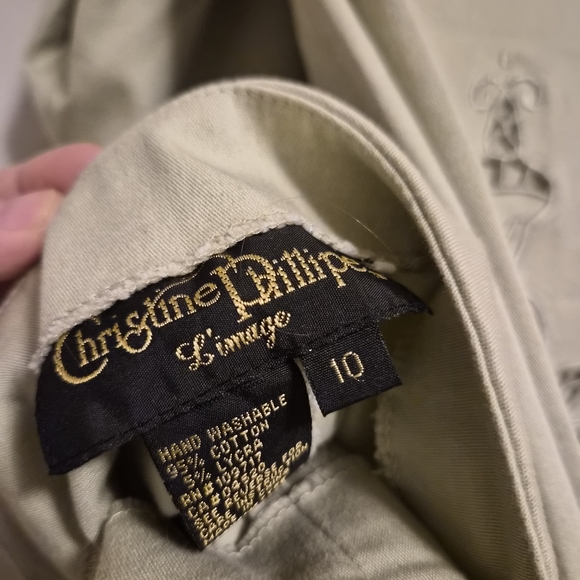 Embroidered Cream Pantsuit - Picture 5 of 10